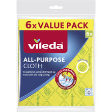 Vileda All Purpose Cloth 6 Pack