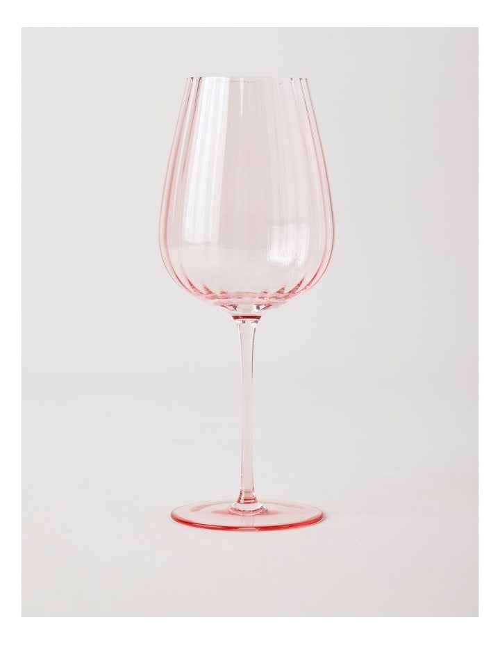 Cordelia Wine Glass Set of 4 in Pink