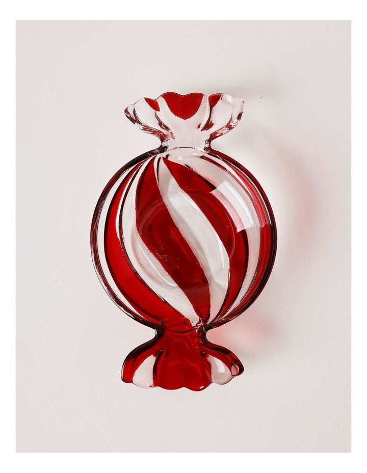 Candy Bowl Round in Red