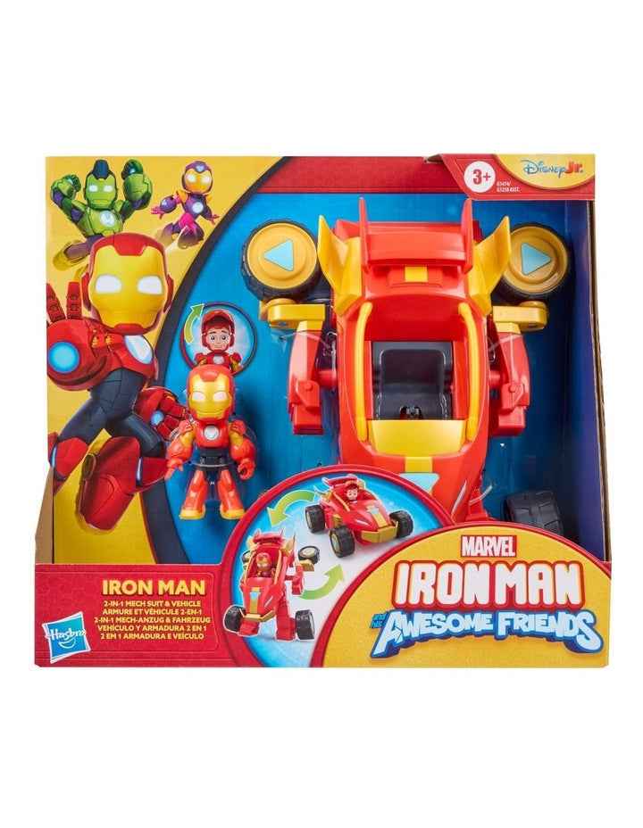 Iron Man And His Awesome Friends 2-In-1 Mech Suits & Vehicles