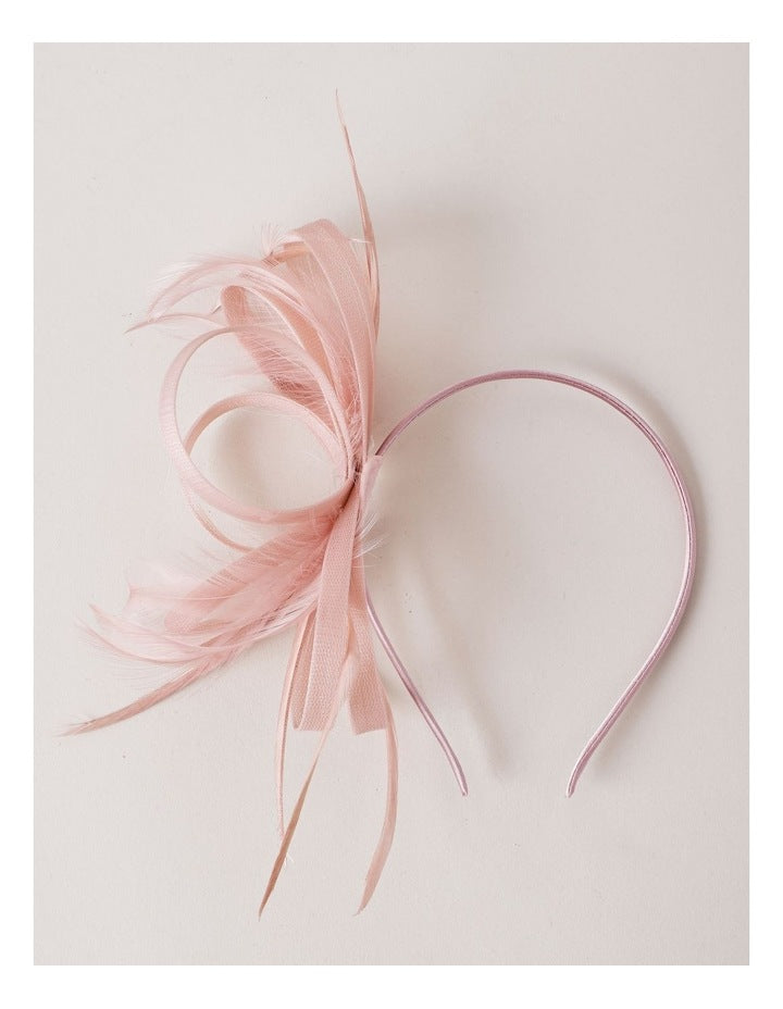 Multi Loop Fascinator in Dusty Pink