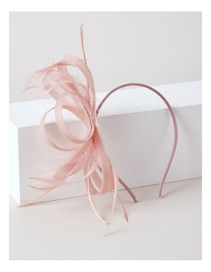 Multi Loop Fascinator in Dusty Pink