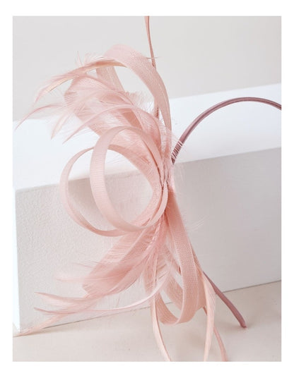 Multi Loop Fascinator in Dusty Pink