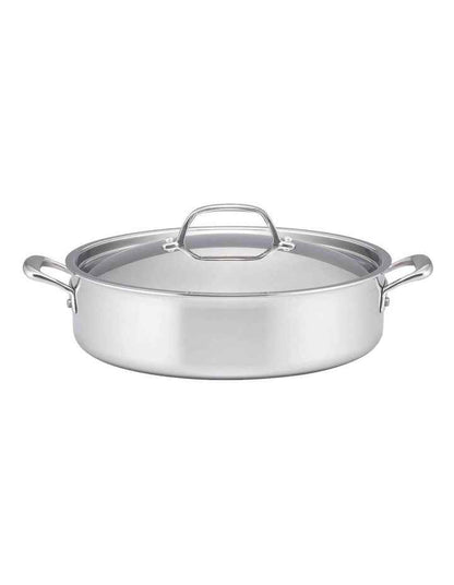 Eternita Clad Stainless Steel Induction Covered Sauteuse 30cm/5.6L