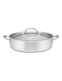 Eternita Clad Stainless Steel Induction Covered Sauteuse 30cm/5.6L
