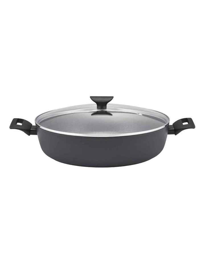 Per Cucinare Nonstick Induction Covered Sauteuse 32cm/5.7L in Black