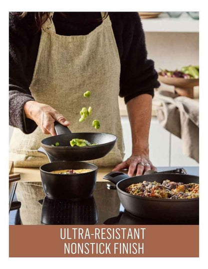 Per Cucinare Nonstick Induction Covered Sauteuse 32cm/5.7L in Black