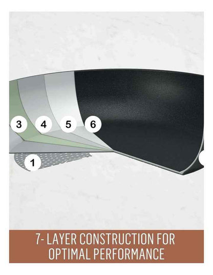 Per Cucinare Nonstick Induction Covered Sauteuse 32cm/5.7L in Black