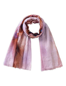 Floral Print Scarf in Pink
