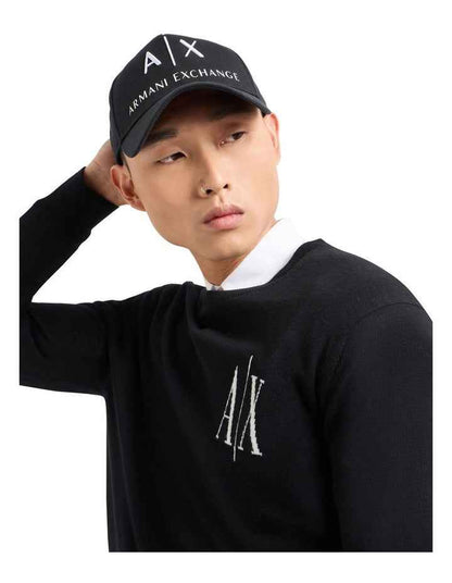 Logo Baseball Cap in Black