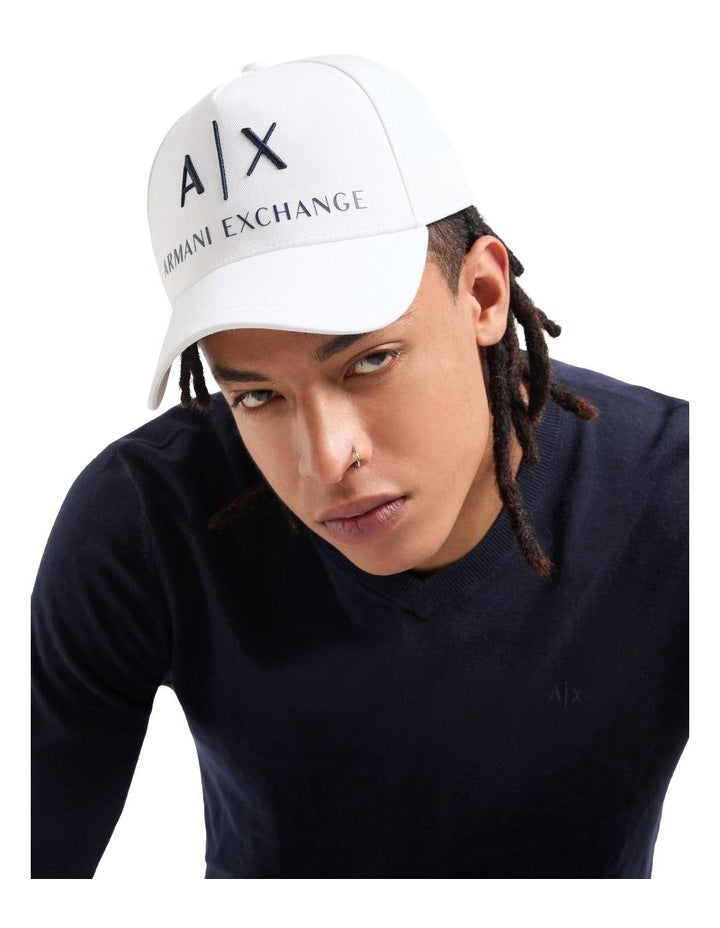 Logo Baseball Cap in White