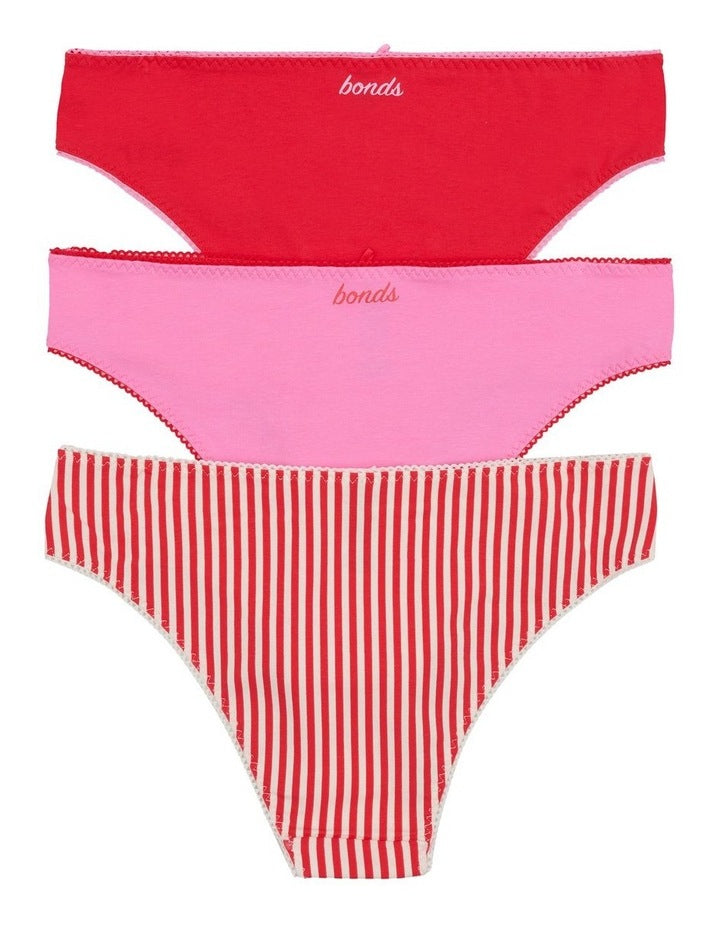 3PK Match Its Skimpy in Red