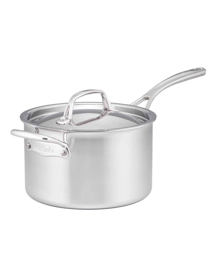 Eternita Clad Stainless Steel Induction Covered Saucepan 20cm/3.7L