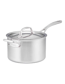 Eternita Clad Stainless Steel Induction Covered Saucepan 20cm/3.7L