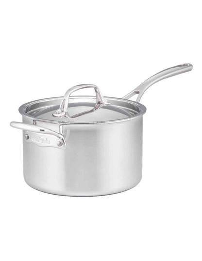 Eternita Clad Stainless Steel Induction Covered Saucepan 20cm/3.7L