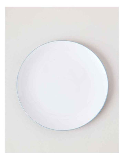 Two Tone 12pc Dinner Set in Blue