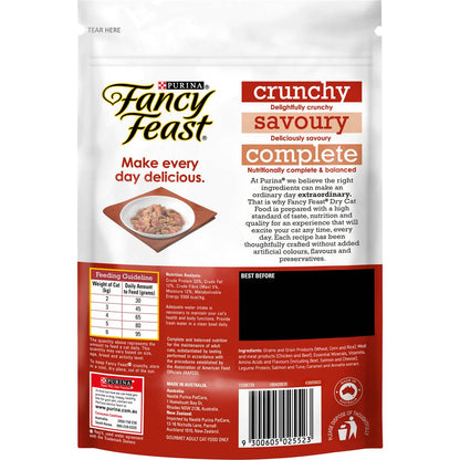 Fancy Feast Adult Beef, Salmon & Cheese Flavour Dry Cat Food 450g