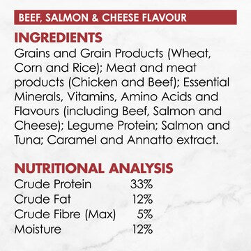 Fancy Feast Adult Beef Salmon & Cheese Flavour Dry Cat Food 450g