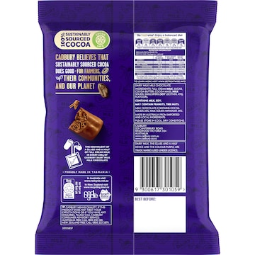 Cadbury Twirl Milk Chocolate Bites Snack & Share Bag 140g