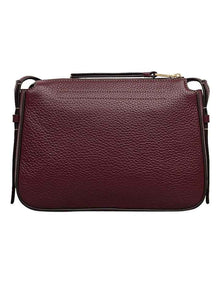 Oak Street Small Crossbody Bag in Dark Cherry
