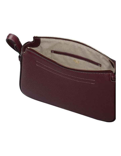 Oak Street Small Crossbody Bag in Dark Cherry