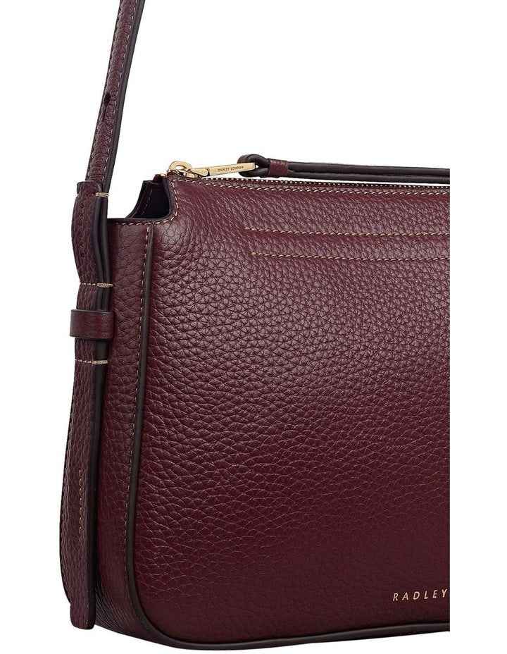 Oak Street Small Crossbody Bag in Dark Cherry