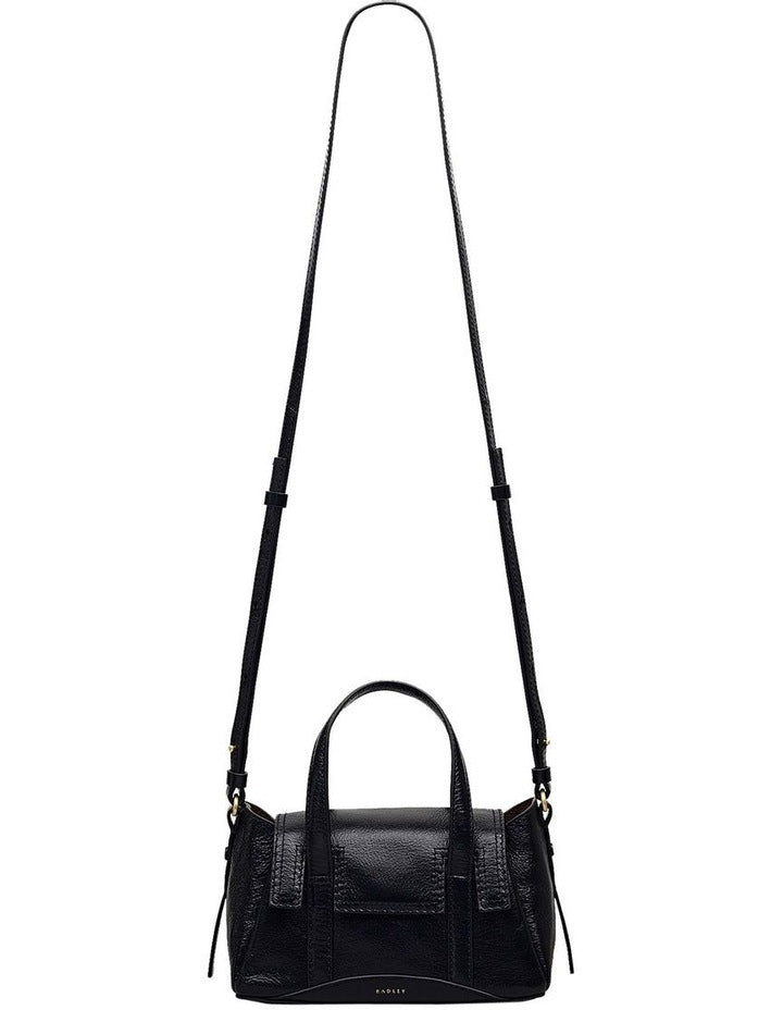 The Chancery High Shine Tote Bag in Black