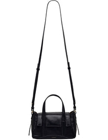 The Chancery High Shine Tote Bag in Black