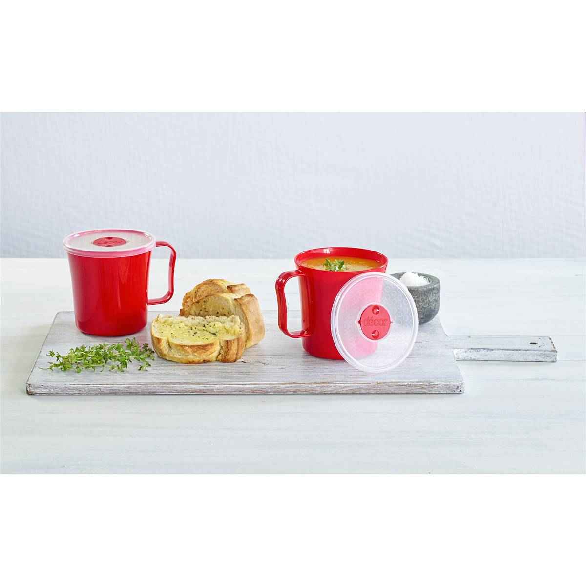 Decor Microsafe Microwavable Soup Mug 450mL