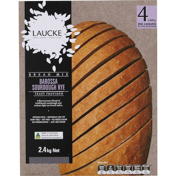 Laucke Barossa Sourdough Rye Bread Mix 2.4kg