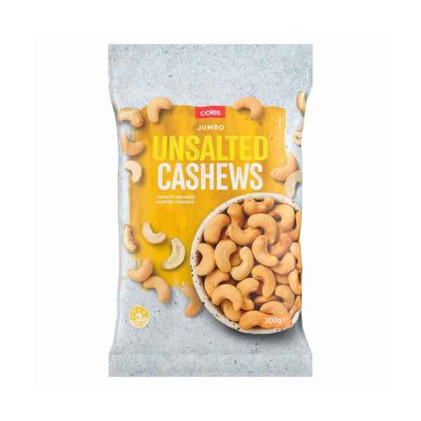Jumbo Unsalted Cashews
