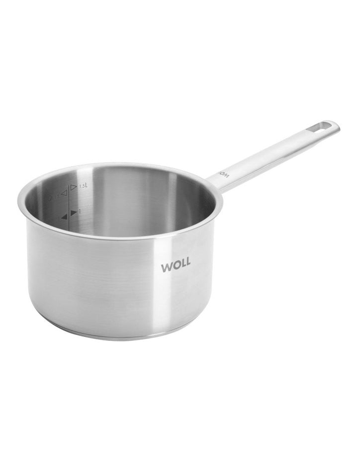 Steel Saucepan With Lid Gift Boxed 16cm/1.8L in Stainless Steel