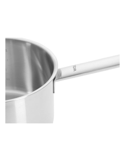 Steel Saucepan With Lid Gift Boxed 16cm/1.8L in Stainless Steel