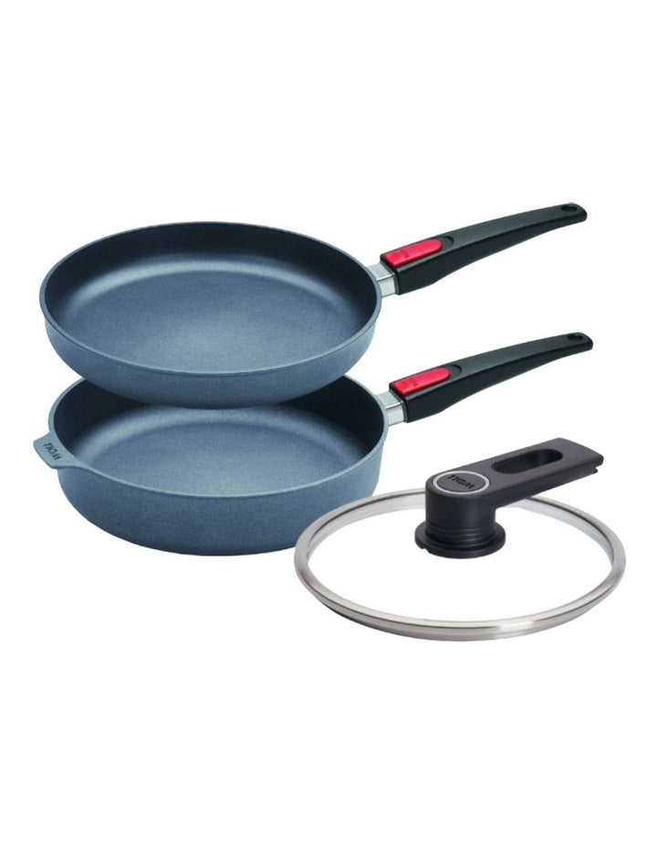 Diamond Lite Frypan And Sautepan Set 28cm in Black