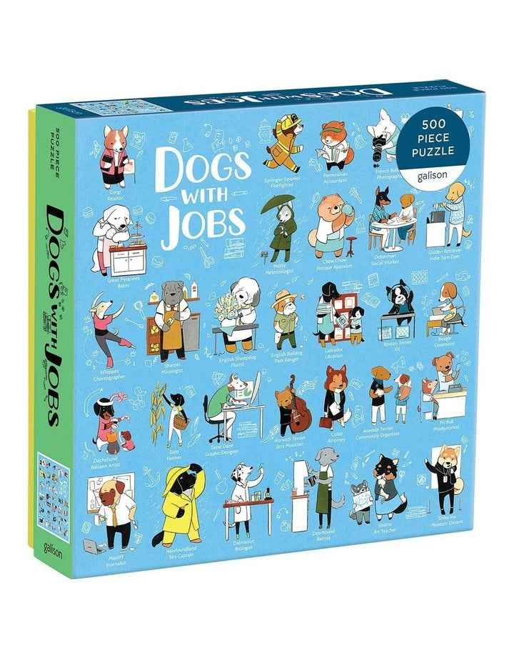 Dogs With Jobs Puzzle in Multi-Coloured