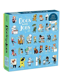 Dogs With Jobs Puzzle in Multi-Coloured
