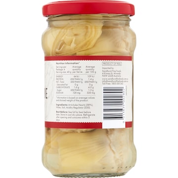 Sandhurst Artichoke Hearts In Brine 280g