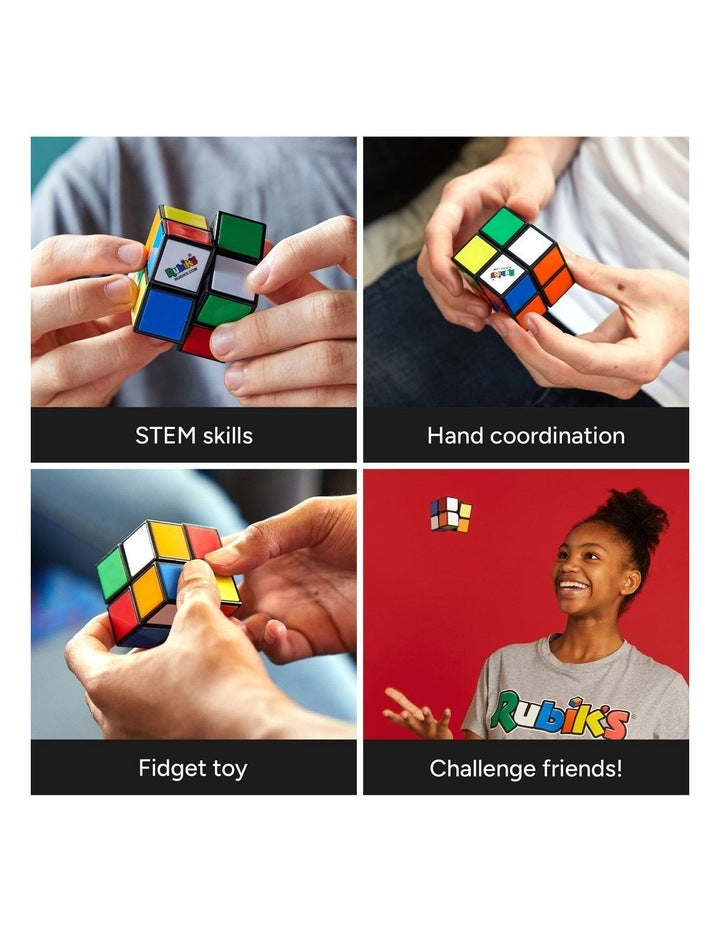 Mini Original 2x2 Rubik's Cube 3D Puzzle Fidget Cube