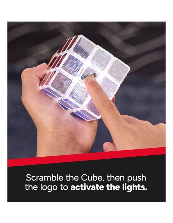Cube, Pulse Cube, Light-Up Brain Teaser Puzzle for Speed Cubers, Brain Teaser