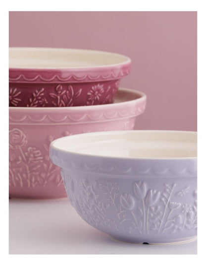 The Meadow Mixing Bowl 24cm/2L in Lilac