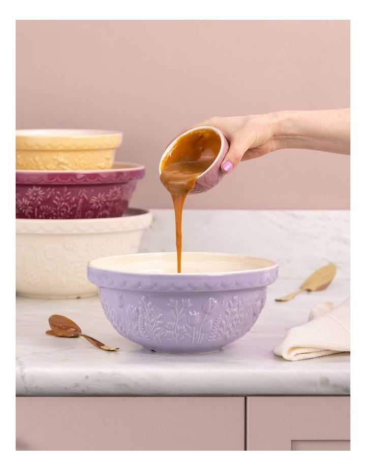 The Meadow Mixing Bowl 24cm/2L in Lilac