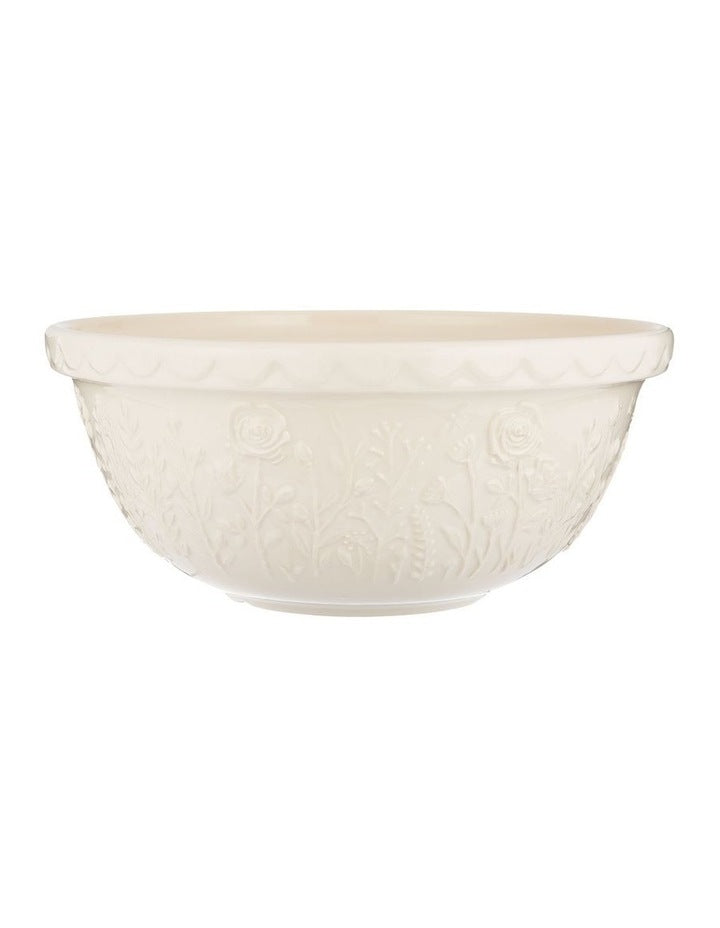 The Meadow Rose Mixing Bowl 29cm/4L in Cream