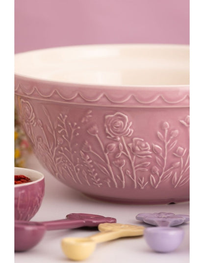 The Meadow Rose Mixing Bowl 29cm/4L in Pink
