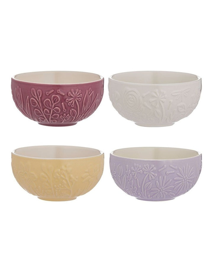The Meadow Prep Bowls Set of 4 175ml/10 x 5cm in Multi