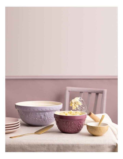 The Meadow Rose Pudding Basin 16 x 9cm/900ml in Purple