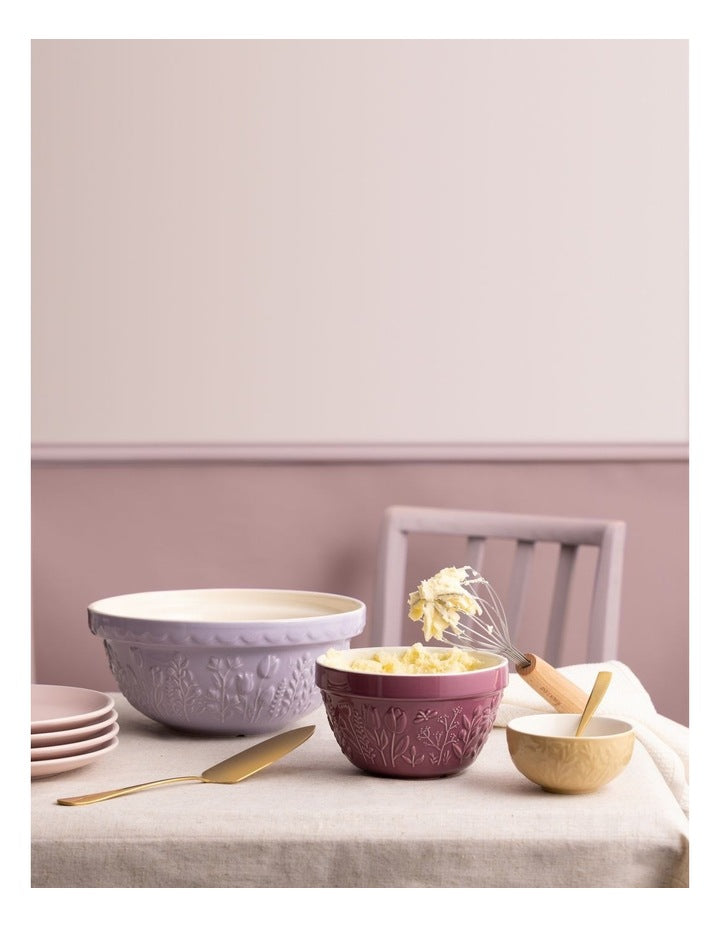 The Meadow Rose Pudding Basin 16 x 9cm/900ml in Purple