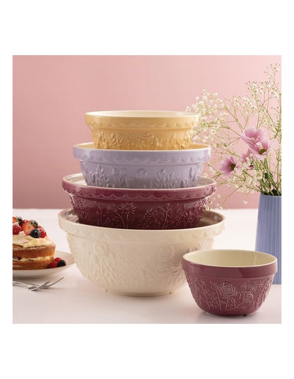 The Meadow Rose Pudding Basin 16 x 9cm/900ml in Purple