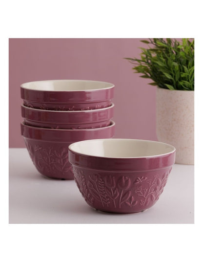 The Meadow Rose Pudding Basin 16 x 9cm/900ml in Purple