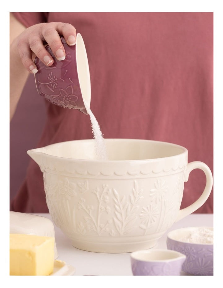 The Meadow Batter Bowl 1.9L/25 x 19 x 13cm in Cream