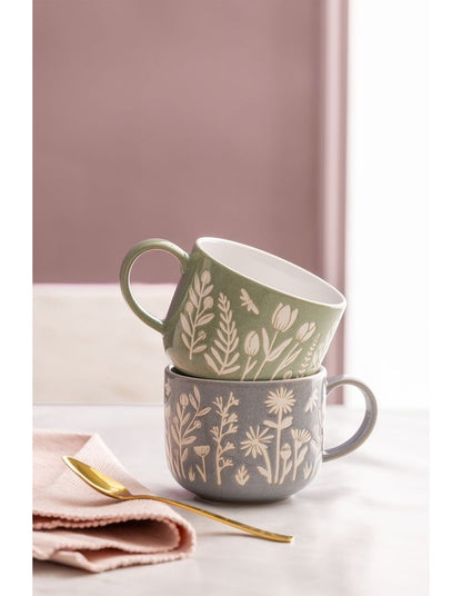 The Meadow Mug 400ml in Green